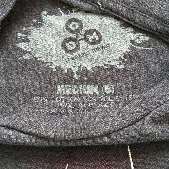 Kids graphic print patriotic T-shirt. Gray. Medium - Picture 3 of 4